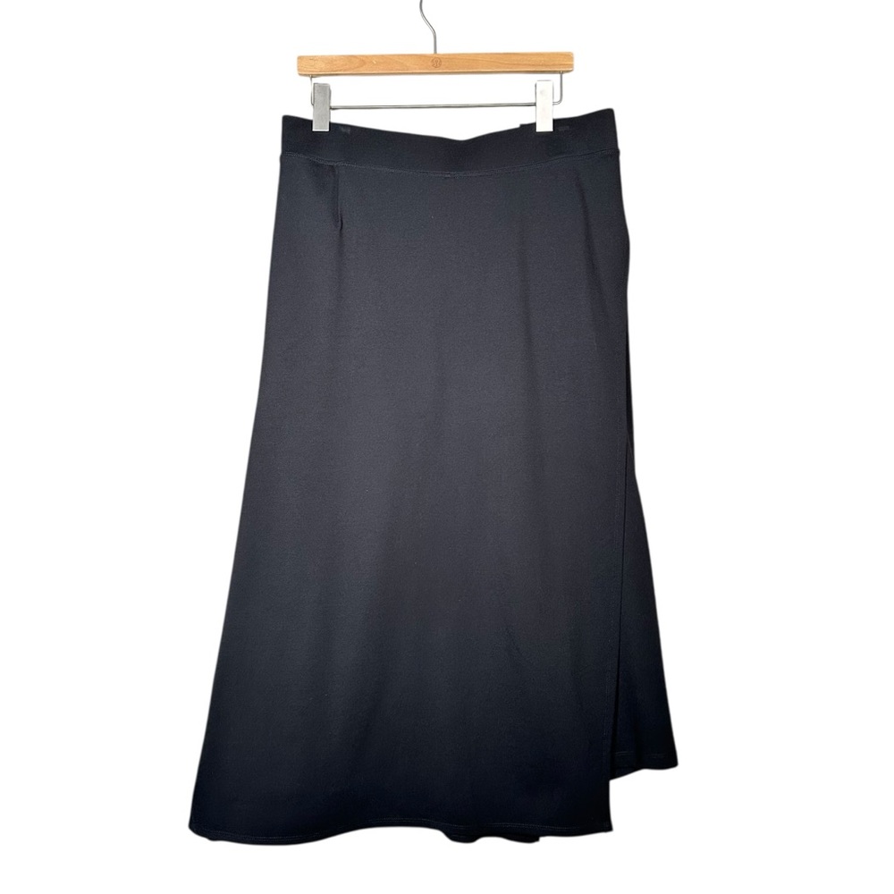 BETABRAND The Sassiest Pants Capris Midi Skirt Overlay in Black - Picture 8 of 14